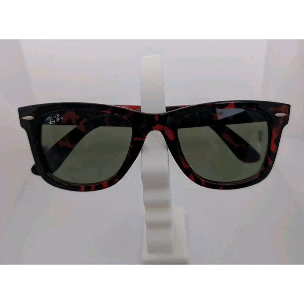 Ray-Ban Wayfarer RB2140 Sunglasses (Havana) Red Tortoise Made in Italy Authentic